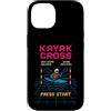 kayak cross arcade press start pixel kay Custodia per iPhone 14 Kayak Cross Press Start Arcade