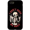 EduEly Studio Shop - Officially Licensed Custodia per iPhone SE (2020) / 7/8 I don't need no body divertente scheletro medio dita EduEly