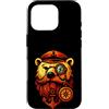 Mehr Meer Sprüche und Designs Custodia per iPhone 16 Pro Ancora nautica retrò - Orso polare a vela