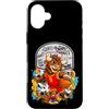 Bahaa's Tee Custodia per iPhone 16 Plus Streetball Graffiti Basketball Mascot Illustration Graphic