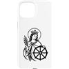 Regali di Santi Cattolici & Co. Custodia per iPhone 15 Simbolo cattolico di Santa Caterina d'Alessandria