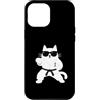 CoolCat Studio Custodia per iPhone 12 Pro Max Gatto Karate Occhiali Arti Marziali Karateka Dojo