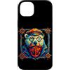 Mehr Meer Sprüche und Designs Custodia per iPhone 14 Plus Ancora nautica retrò - Design marittimo vela