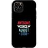 Legend Since Birthday Custodia per iPhone 11 Pro Awesome Since August 2008