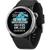 Reflex Active Sea Venture 50m Swim-Safe AMOLED GPS Cinturino Nero Smart Watch
