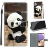 KENHONER Custodia per Samsung Galaxy A32 5G, Panda