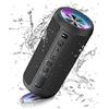 Ortizan Cassa Bluetooth Potente Portatile 24w, Speaker Wireless Bluetooth 5.3 con Impermeabile IPX7, Fino a 30 H di Autonomia, Suono Stereo e Bassi Potenti, Altoparlante con Luce LED