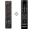 Remote SU4197 Telecomando compatibile per TV AKAI solo per modelli in descrizione