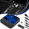 Rainpal Lettore CD per auto, lettore CD esterno universale portatile con custodia antipolvere, porta USB e AUX, telecomando aggiuntivo, compatibile con auto Android, laptop, TV, computer (nero)