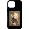 Catholiccore Catholic Core Aesthetic Ath Custodia per iPhone 16 Pro Max Darwin Evoluzione Teoria Coquette Cattolico Sacro Vintage