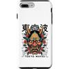 Japanese Aesthetic by Tokyo Waves Custodia per iPhone 7 Plus/8 Plus Hannya Oni Mask Devil Yokai - Maschera giapponese con tatuaggio demone