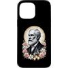 Catholiccore Catholic Core Aesthetic Ath Custodia per iPhone 13 Pro Max Darwin Evoluzione Teoria Coquette Cattolico Sacro Vintage