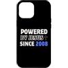 Powered by Jesus Follower Custodia per iPhone 12 Pro Max Realizzato da Gesù dal 2008 Christian Faith Birthday
