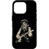 Halloween Retro Vintage Funny Scary Horr Custodia per iPhone 16 Pro Leonardo da Vinci Vampire Suonare la Chitarra Italia Storia dell'Arte