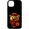 Mehr Meer Sprüche und Designs Custodia per iPhone 14 Plus Ancora nautica retrò - Orso polare a vela