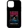kayak cross arcade press start pixel kay Custodia per iPhone 12 mini Kayak Cross Press Start Arcade