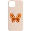 Autumn Butterfly Studio Custodia per iPhone 14 Plus Design autunnale con girasole e farfalle