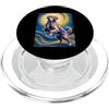 Golden Retriever Art Golden Retriever Ac Golden Retriever Decor Giapponese Van Gogh Golden Retriever PopSockets PopGrip per MagSafe
