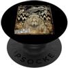 InGENIUS Divertenti magliette e regali p Divertente capibara selfie alieno UFO prova foto vintage PopSockets PopGrip Adesivo