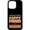 Retro Treasure Collective Custodia per iPhone 15 Pro Max Vintage trova mente felice retrò amante della parsimonia stile vintage