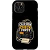 Jimbeels Custodia per iPhone 11 Pro CALLSIGN CHECK FIRST Radioamatore Stazione Microfono