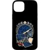 Jimbeels Custodia per iPhone 15 Plus SCOPE NIGHT CLUB Astronomia Telescopio Festa delle Stelle