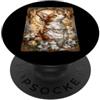 Catholiccore Catholic Core Aesthetic Got Corgi Coquette Cattolico Sacro Vintage Kitsch Bow Rose PopSockets PopGrip Adesivo