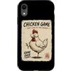 Japanese Chicken Game Rooster Humor Grap Custodia per iPhone XR Gioco di pollo giapponese non guardare l'umorismo eccentrico del pollo