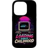 Retro Gamer Loading Since Childhood Custodia per iPhone 14 Pro Retro Gamer Caricamento fin dall'infanzia Gioco Vintage