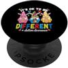 Its Ok To Be Different Autism Gnomes Eas Va bene essere diversi gnomi tenere puzzle consapevolezza autismo PopSockets PopGrip Adesivo