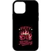 Flaming Midlife Club Sassy Over 40 Hormo Custodia per iPhone 12 mini Umorismo menopausa Hot Flash Sopravvivenza Midlife Power Squad