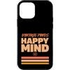 Retro Treasure Collective Custodia per iPhone 12 mini Vintage trova mente felice retrò amante della parsimonia stile vintage