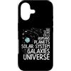 Atoms Human Planets Solar-System Galaxie Custodia per iPhone 17 Astrofisica Quantistica Schiuma Quark Elettroni Astrofisico
