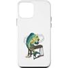 Lakelandwholesale1 Shirt Company Custodia per iPhone 12 mini Divertente pesce basso che gioca xilofono musicale pesca grafica