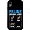 Purrfectly Untrainable Felines Custodia per iPhone XR Corso di obbedienza felina divertente formazione per gatti