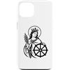 Regali di Santi Cattolici & Co. Custodia per iPhone 13 Simbolo cattolico di Santa Caterina d'Alessandria