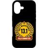 Half Marathon Humor Distance Running Ath Custodia per iPhone 17 Half Marathoner Fully Committed 13.1 - Medaglia divertente per corridore