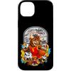 Bahaa's Tee Custodia per iPhone 14 Plus Streetball Graffiti Basketball Mascot Illustration Graphic