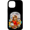 Bahaa's Tee Custodia per iPhone 15 Streetball Graffiti Basketball Mascot Illustration Graphic