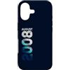 Birth Since August 2008 Retro Vintage Ye Custodia per iPhone 17 Agosto 2008 Edizione Limitata 2008 Retro 2008 Vintage 2008