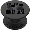 Mid-century Modern Cats 50's 60s Style V Retro Vintage Mid-century Modern Look Cats 50's 60's Style PopSockets PopGrip Adesivo