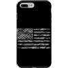 American Flag Camo Patriotic Military Gr Custodia per iPhone 7 Plus/8 Plus Bandiera militare militare americana grigia mimetica americana patriottica