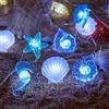 Sunshine smile Ghirlanda luminosa di animali marini, 2M 20LED per camera dei bambini, da interno, finestra, batteria, tenda, per decorazioni natalizie all'aperto