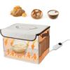 Ambesty Scatola per la Fermentazione del Pane, per Pane con Riscaldamento e Sensore di Temperatura NTC, Catola Lievitatore per Impasti per Casa Panes Pizza Yogurt
