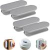 CiciIng Maniglie autoadesive per porte 4 pezzi, maniglie per armadi, maniglia per mobili, maniglia per porta balcone esterna, maniglie in plastica per mobili per finestre, porte in vetro, cassetti