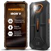 Hammer H Hammer Iron V 6GB/64GB Telefono Indistruttibile, Camera 50 MP + Visione Notturna