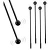 DNDGDLUA 4 pezzi Accessori per Xilofono. Bacchette per Percussioni per batteria. Accessori per Marimba. Accessori per Glockenspiel. Bacchette per Batteria. Bacchette Campana per Glockenspiel Xilofono. Campana