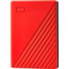 Western Digital My Passport disco rigido esterno 4 TB Rosso