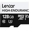Lexar High-Endurance 128 GB MicroSDXC UHS-I Classe 10