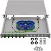 Stalflex Commutatore ottico RACK 19" 1U cassetto per RACK 12xSC Duplex